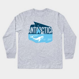 Antarctica Kids Long Sleeve T-Shirt